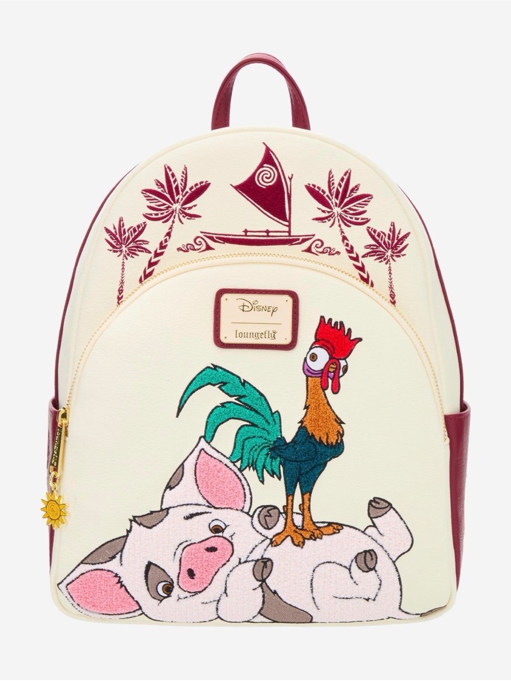 New Loungefly Disney Moana Pua & Hei Hei Mini Backpack
